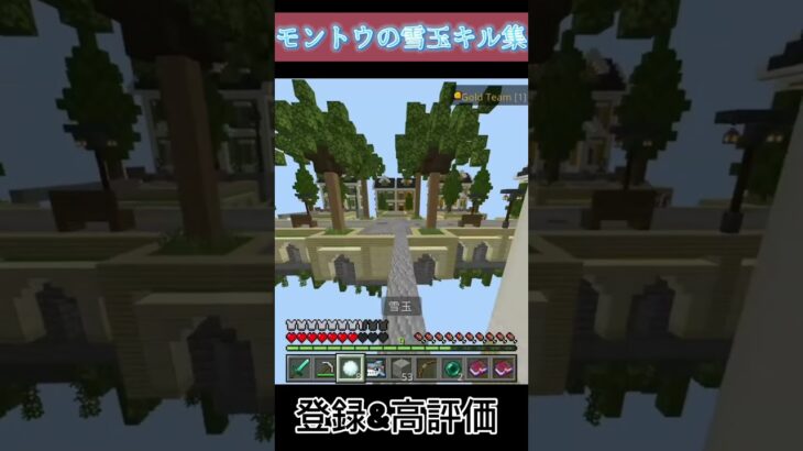雪玉キル集！！！　#hive #minecraft #マイクラ #マインクラフト #skywars
