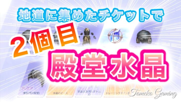 【荒野行動】地道に集めたチケットで2個目の殿堂水晶！💎