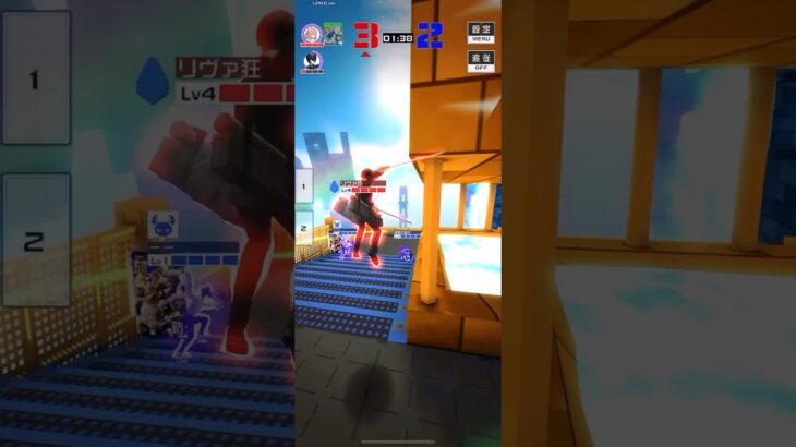 リヴァイの『グレウォ』下から奇襲が効果的。進撃の巨人コラボキャラ。6k0d【#コンパス 】#shorts