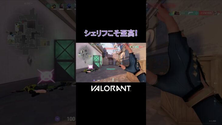 【VALORANT】シェリフこそ至高 #shorts #valorant #valorantclips #valorantクリップ #valorantキル集 #ヴァロラント #valorantショート
