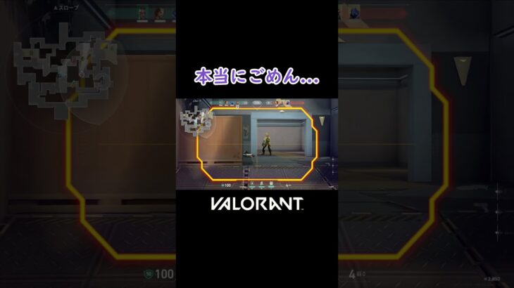 【VALORANT】本当にごめん #shorts #valorant #valorantclips #valorantクリップ #valorantキル集 #ヴァロラント #valorantショート