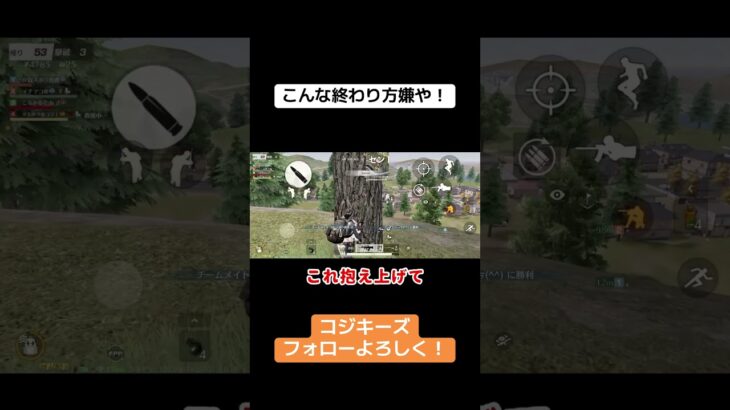 負けても楽しめたらいいんやで！ #ゲーム実況 #荒野gogofes #荒野行動iphone勢 #荒野行動 #クリップ集 #実況 #かっこいいキル集