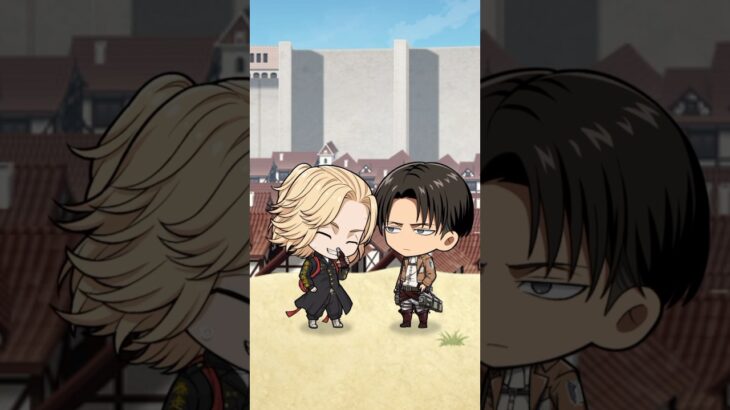 【東京リベンジャーズ】ぱずりべ☆進撃の巨人コラボ☆マイキー＆リヴァイ ガチャ引いてみた！！！！