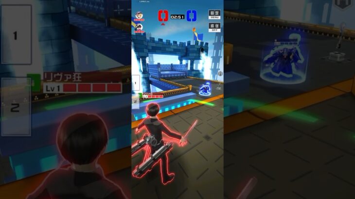 リヴァイで『不測の事態』を無理やり突破する。進撃の巨人コラボキャラ。4k0d【#コンパス 】#shorts