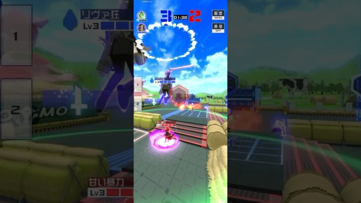 リヴァイで『盤面』を完全支配しよう。進撃の巨人コラボキャラ。6k1d【#コンパス 】#shorts