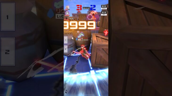 リヴァイHSの『壁貫通』を見るのは初めてか？進撃の巨人コラボキャラ。5k0d【#コンパス 】#shorts