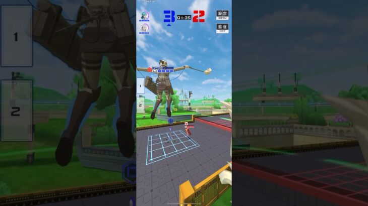 処理落ちリヴァイが『勝利』の為に選んだ決断。進撃の巨人コラボキャラ。6k1d【#コンパス 】#shorts