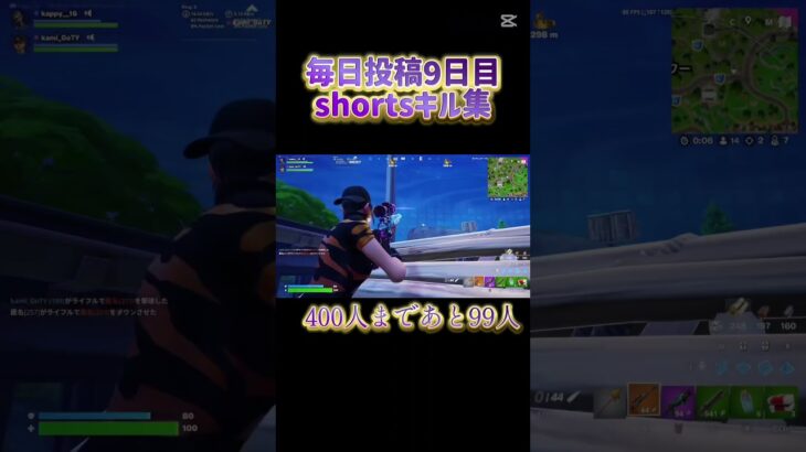 【毎日投稿9日目】かっぴーshortsキル集/シルエット #フォートナイト #fortnite #shorts #キル集