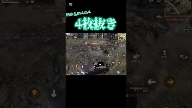 【荒野行動】 A4のスキンございません。