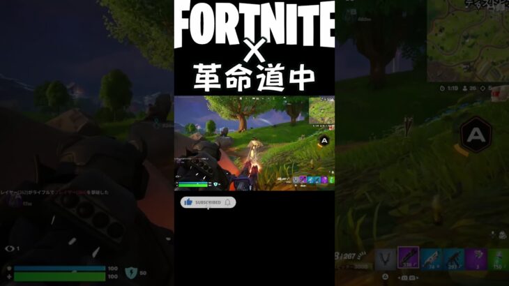 革命道中xフォートナイトキル集 #Fortnite #フォートナイト #面白 #ゲーム