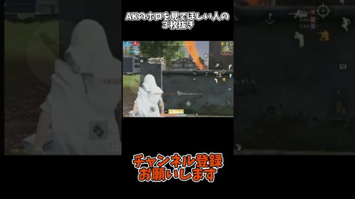 AKのホロを見てほしい人の３枚抜き【荒野行動】