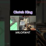 【VALORANT】Clutch King #shorts #valorant #valorantclips #valorantクリップ #valorantキル集 #ヴァロラント
