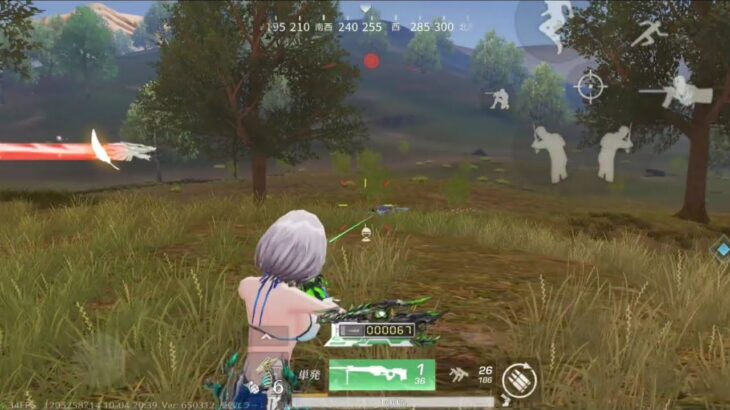 【荒野行動】車乗ってても砂でぶち抜くキル集！