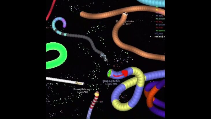 キル集17#スリザリオ#slitherio #games#snake