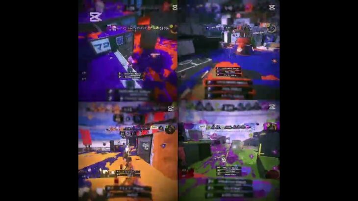 4人でキル集！#スプラ #スプラ3 #スプラトゥーン #スプラトゥーン3 #おすすめにのりたい #おすすめ #キル集 #shorts #short #伸びろ #バズれ #wipeout #伸びてくれ