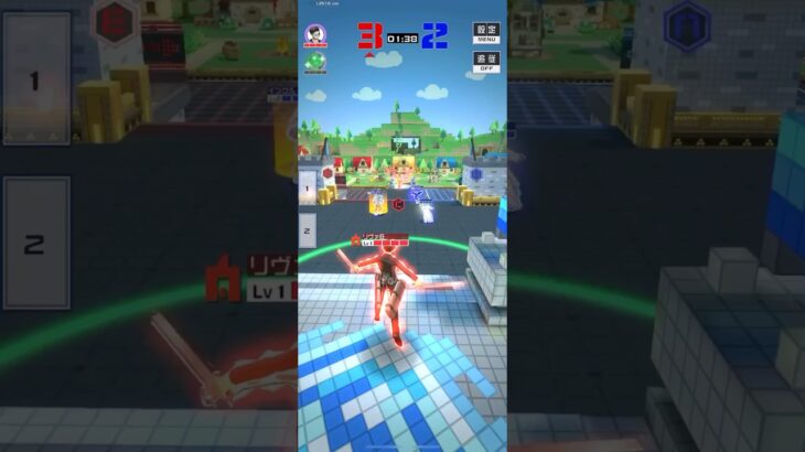 リヴァイの『打開力』は時として破壊的に。進撃の巨人コラボキャラ。5k0d【#コンパス 】#shorts