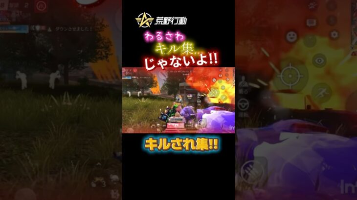 キル集なんか溢れてるでしょ!!だったらキルされ集で😌 #荒野行動 #荒野行動エンジョイ勢 #荒野バババン8周年