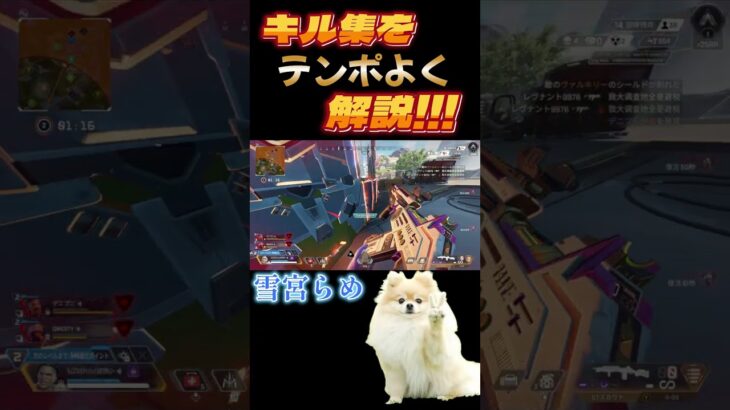 [APEX]キル集をテンポよく解説!!! #apex #apexlegends #ランクリーグ
