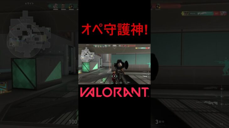 【VALORANT】オペ守護神! #shorts #valorant #valorantclips #valorantクリップ #valorantキル集 #ヴァロラント #valorantショート