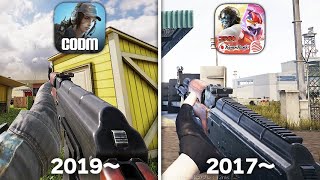 call of duty mobile VS 荒野行動 – グラフィックや詳細なテクスチャなどを比較してみた！！